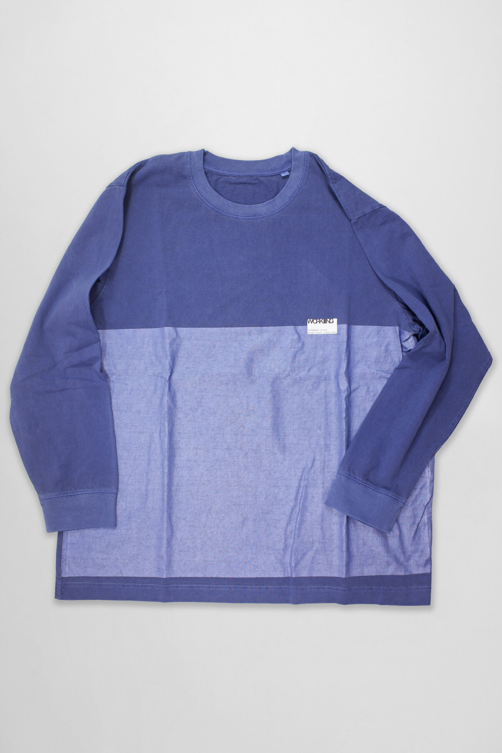 Working Printed Long Sleeve Sticker Tshirt